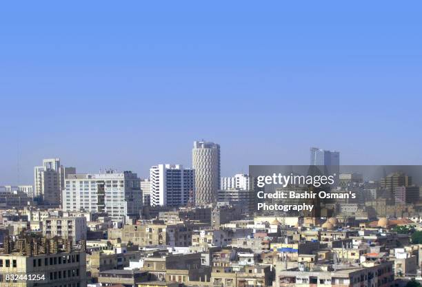 karachi -a high angle view - karachi skyline stock pictures, royalty-free photos & images