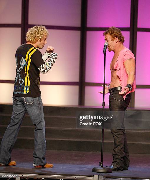 Personality Jonny Fairplay and actor Danny Bonaduce attend the FOX Reality Channel Really Awards on September 24, 2008 at the Avalon Hollywood club...