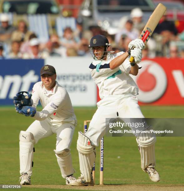 Nic Pothas batting for Hampshire during his innings of 122 not out in the County Championship match between Sussex and Hampshire at Hove, 31st August...