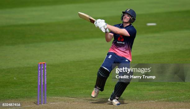 Liam Patterson-White of England U19s during the 5th Youth ODI match between England U19s and India Under 19s at The Cooper Associates County Ground...