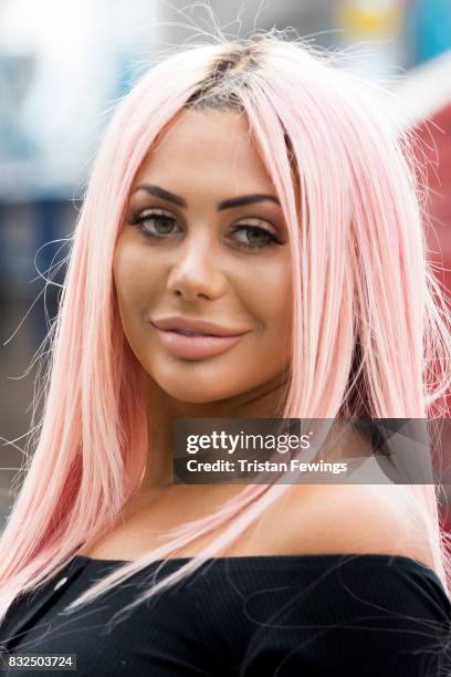 Chloe Ferry attends the Geordie Shore: Land of Hope and Geordie photocall to celebrate the launch of series 15 on August 16, 2017 in London, England.