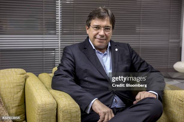 Wilson Ferreira, chief executive officer of Centrais Eletricas Brasileiras SA , sits for a photograph following an interview in Rio de Janiero,...