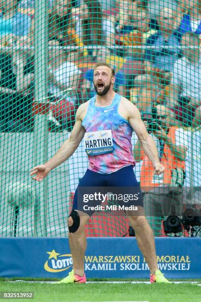 Robert Harting during 5th Kamila Skolimowska Memorial on August 15, 2017 in Warsaw, Poland.