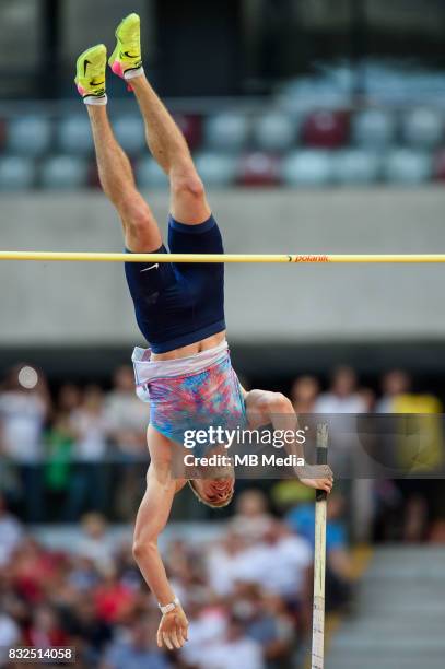 Piotr Lisek during 5th Kamila Skolimowska Memorial on August 15, 2017 in Warsaw, Poland.