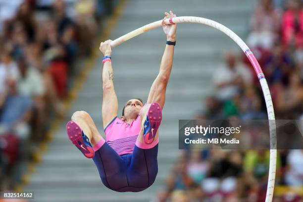 Renaud Lavillenie during 5th Kamila Skolimowska Memorial on August 15, 2017 in Warsaw, Poland.