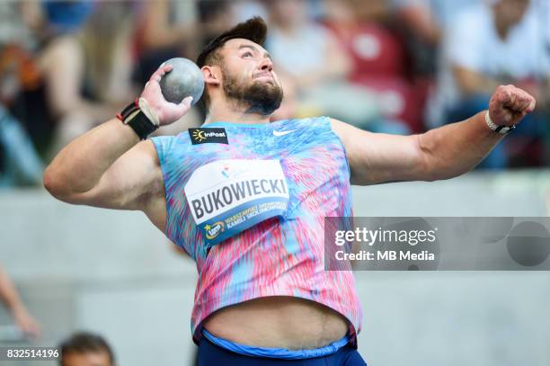 Konrad Bukowiecki during 5th Kamila Skolimowska Memorial on August 15, 2017 in Warsaw, Poland.