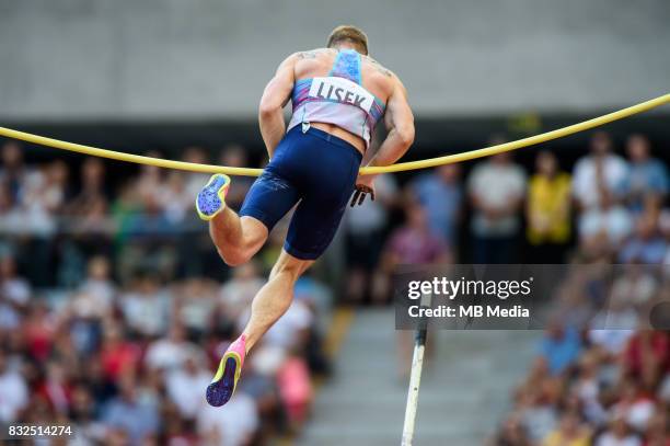 Piotr Lisek during 5th Kamila Skolimowska Memorial on August 15, 2017 in Warsaw, Poland.