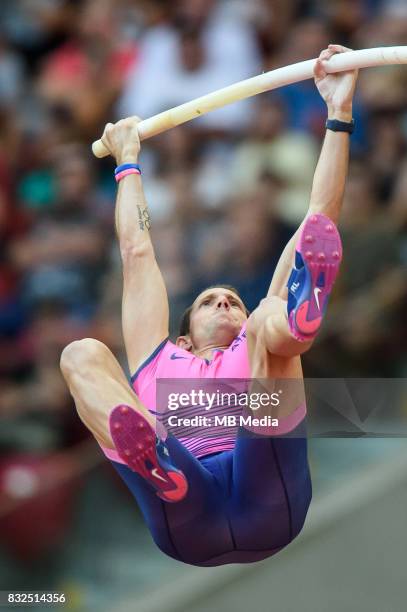 Renaud Lavillenie during 5th Kamila Skolimowska Memorial on August 15, 2017 in Warsaw, Poland.