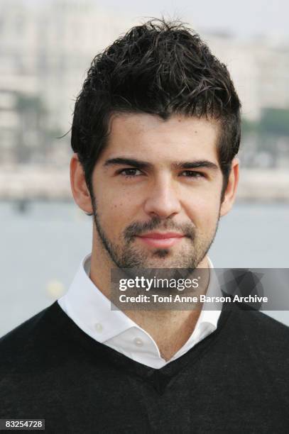 Miguel Angel Munoz poses during MIPCOM at the Majestic Pier on October 13, 2008 in Cannes, France.