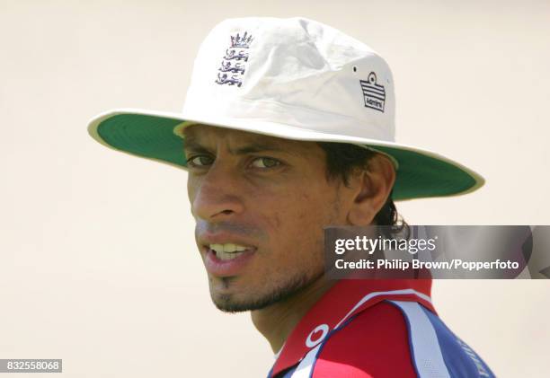 Sajid Mahmood of England during a training session before the 2nd Test match between England and Pakistan at Old Trafford, Manchester, 25th July 2006.