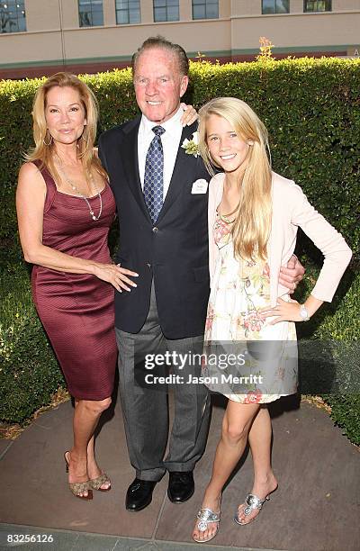 Kathie Lee Gifford, Frank Gifford, and daughter arrive at the 2008 Disney Legends Ceremony on October 13,2008 in Burbank, California.