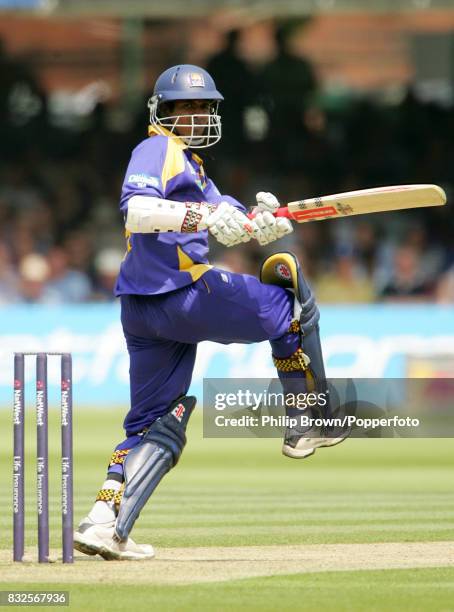 Upul Tharanga batting for Sri Lanka during his innings of 120 runs in the 1st NatWest Series One Day International between England and Sri Lanka at...