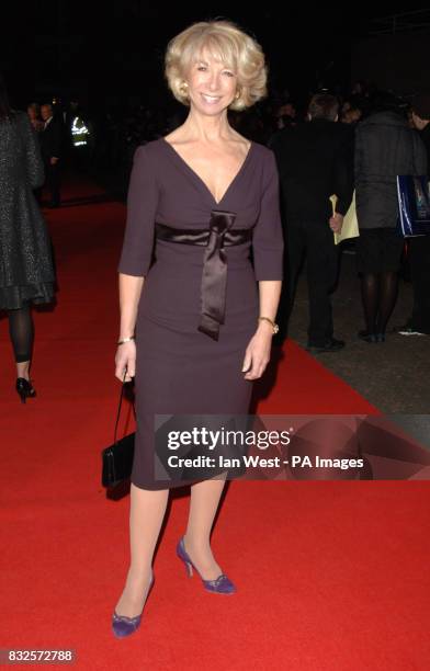 Helen Worth arriving for the Daily Mirror Pride of Britain Awards at London Television Studios in central London.