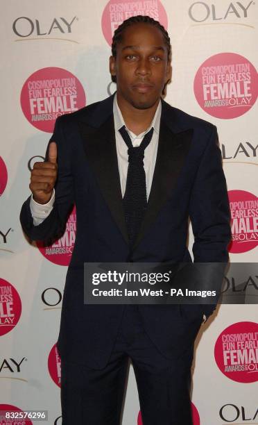 Lemar arrives for the Cosmopolitan Fun Fearless Female Awards with Olay, at the Bloomsbury Ballroom in central London.