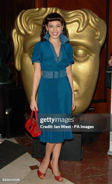 Kelly Brook arrives for the BAFTA Children's Film & Television Awards at the Hilton in central London.