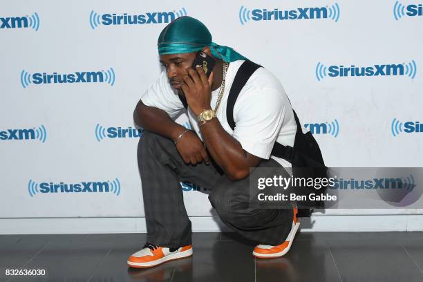 Rapper A$AP Ferg visits SiriusXM Studios on August 16, 2017 in New York City.