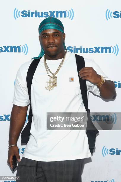 Rapper A$AP Ferg visits SiriusXM Studios on August 16, 2017 in New York City.