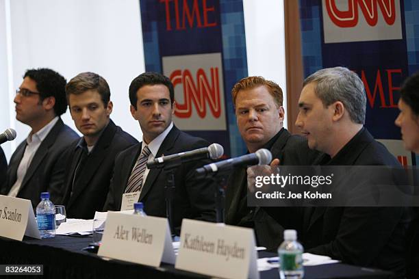 General Manager for Yahoo! News Alan Warms, Deputy, Executive Producer of Political Programming and Director for IMPACT Lee Brenner, Head of News and...