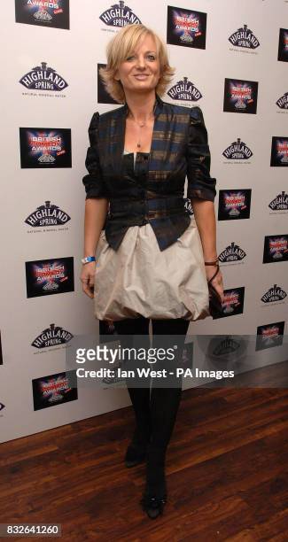 Alice Beer arrives for the British Comedy Awards 2006 at the London Studios in south London.
