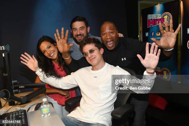 Singer-songwriter Charlie Puth visits 'The Morning Mash Up' on SiriusXM Hits 1 Channel at SiriusXM Studios on August 16, 2017 in New York City.
