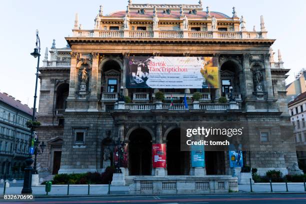 teatro dell'opera di stato ungherese - hungarian state opera house budapest foto e immagini stock