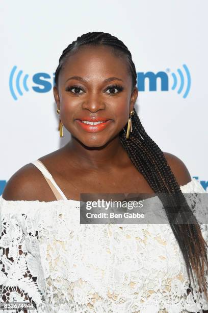 Actress Naturi Naughton visits SiriusXM Studios on August 16, 2017 in New York City.