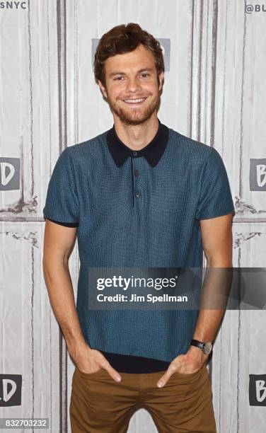 Actor Jack Quaid attends Build to discuss his new film "Logan Lucky" at Build Studio on August 16, 2017 in New York City.