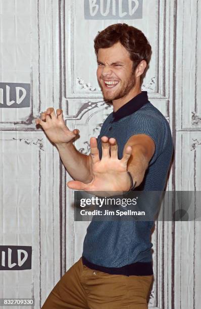 Actor Jack Quaid attends Build to discuss his new film "Logan Lucky" at Build Studio on August 16, 2017 in New York City.