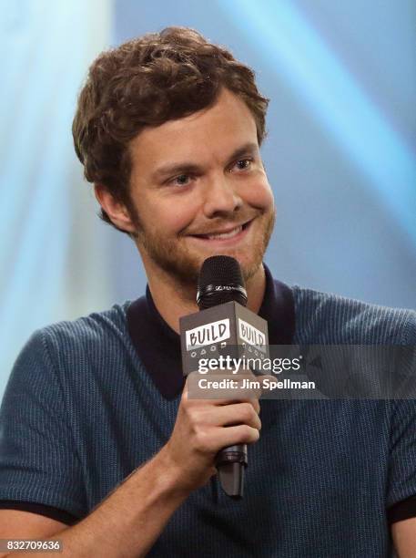 Actor Jack Quaid attends Build to discuss his new film "Logan Lucky" at Build Studio on August 16, 2017 in New York City.