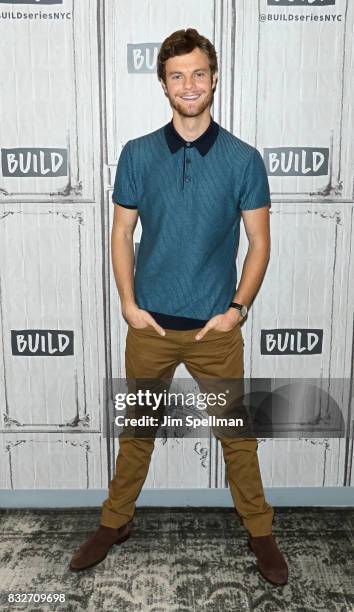 Actor Jack Quaid attends Build to discuss his new film "Logan Lucky" at Build Studio on August 16, 2017 in New York City.