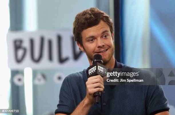 Actor Jack Quaid attends Build to discuss his new film "Logan Lucky" at Build Studio on August 16, 2017 in New York City.