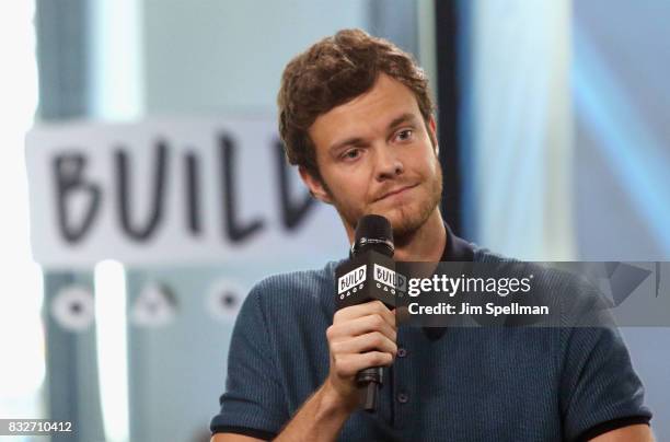 Actor Jack Quaid attends Build to discuss his new film "Logan Lucky" at Build Studio on August 16, 2017 in New York City.