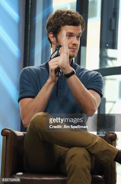 Actor Jack Quaid attends Build to discuss his new film "Logan Lucky" at Build Studio on August 16, 2017 in New York City.