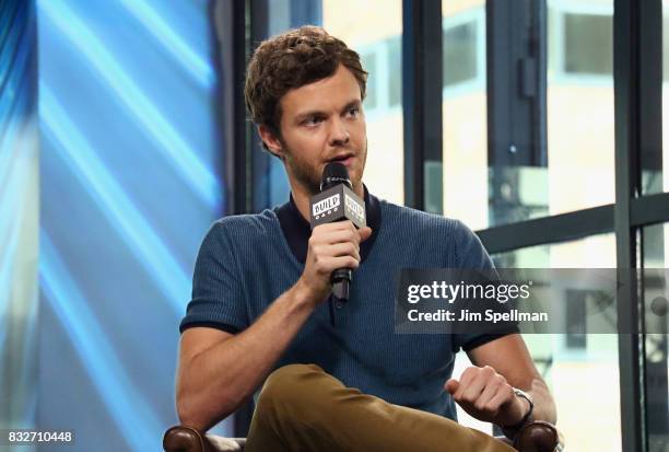 Actor Jack Quaid attends Build to discuss his new film "Logan Lucky" at Build Studio on August 16, 2017 in New York City.