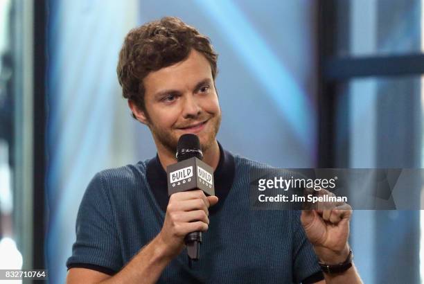 Actor Jack Quaid attends Build to discuss his new film "Logan Lucky" at Build Studio on August 16, 2017 in New York City.