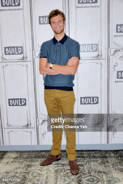 Jack Quaid attends Build series to discuss "Logan Lucky" at Build Studio on August 16, 2017 in New York City.