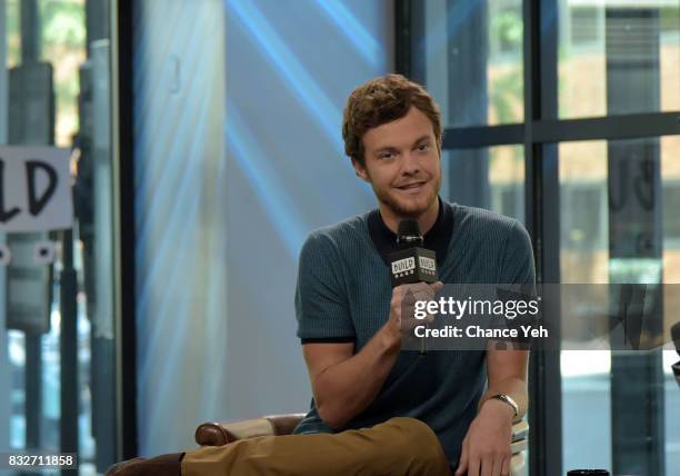 Jack Quaid attends Build series to discuss "Logan Lucky" at Build Studio on August 16, 2017 in New York City.