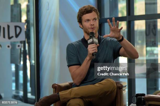 Jack Quaid attends Build series to discuss "Logan Lucky" at Build Studio on August 16, 2017 in New York City.