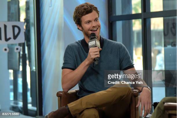 Jack Quaid attends Build series to discuss "Logan Lucky" at Build Studio on August 16, 2017 in New York City.