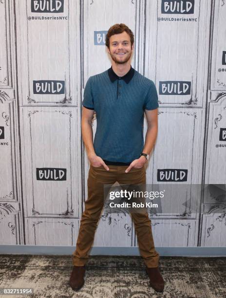 Jack Quaid discusses his new film "Logan Lucky" at Build Studio on August 16, 2017 in New York City.