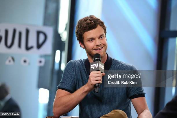 Jack Quaid discusses his new film "Logan Lucky" at Build Studio on August 16, 2017 in New York City.