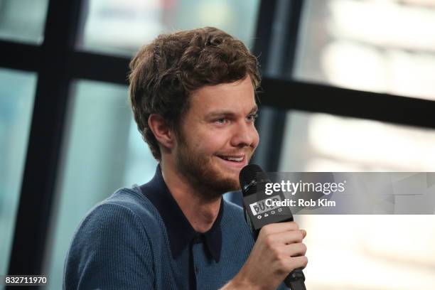 Jack Quaid discusses his new film "Logan Lucky" at Build Studio on August 16, 2017 in New York City.