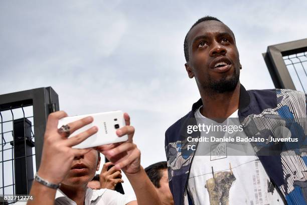 Juventus New Signing Blaise Matuidi attends medical tests on August 16, 2017 in Turin, Italy.