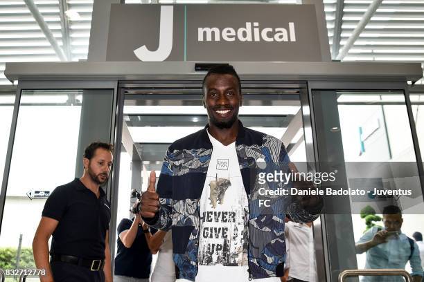 Juventus New Signing Blaise Matuidi attends medical tests on August 16, 2017 in Turin, Italy.