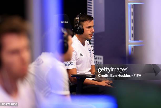 Daniele "Iceprinsipe" Paolucci of Italy in action during day one of the FIFA Interactive World Cup 2017 on August 16, 2017 in London, England.