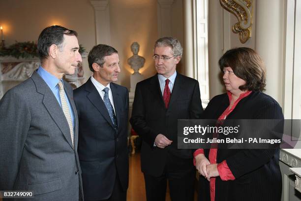 ; French Ambassador Frederic Grasset; Dr Laurent Perret, Executive Director of Research and Development at Servier Laboratories; Dr Hugh Brady,...