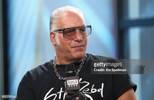 Actor/comedian Andrew Dice Clay attends Build to discuss his TV show "Dice" at Build Studio on August 16, 2017 in New York City.