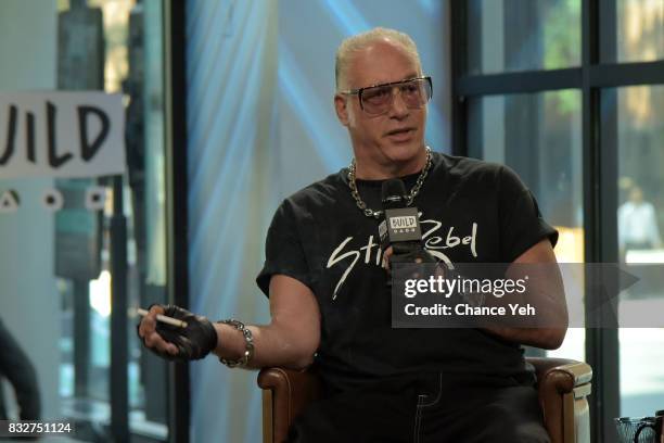 Andrew Dice Clay attends Build series to discuss "Dice" at Build Studio on August 16, 2017 in New York City.