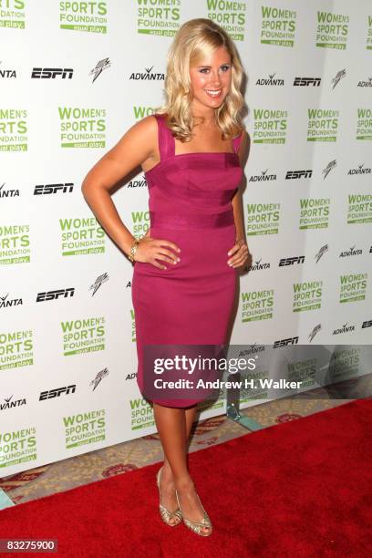 Lacrosse player Kristen Kjellman attends the 29th annual Salute to Women in Sports Awards presented by the Women's Sports Foundation at The...