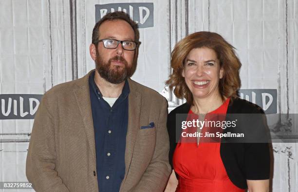 Scott and Julie Menin attend Build to discuss The One Film, One New York campaign at Build Studio on August 16, 2017 in New York City.